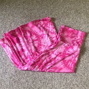 Lularoe Pink Tie Dye Azure